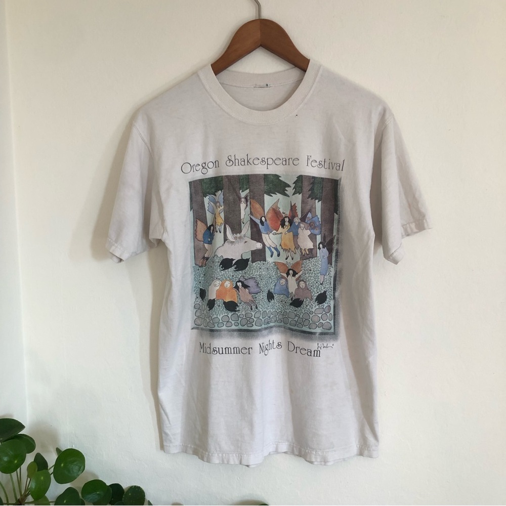 Vintage Oregon Shakespeare Festival T-shirt Midsummer Nights Dream single stitch
